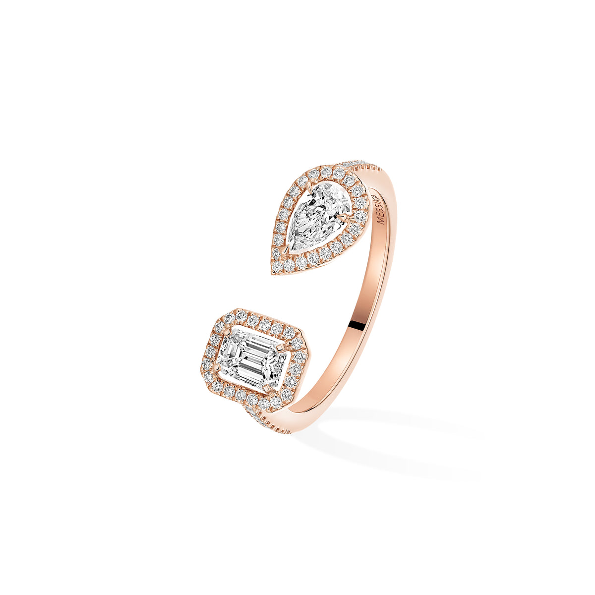 My Twin Pink Gold Diamond Ring