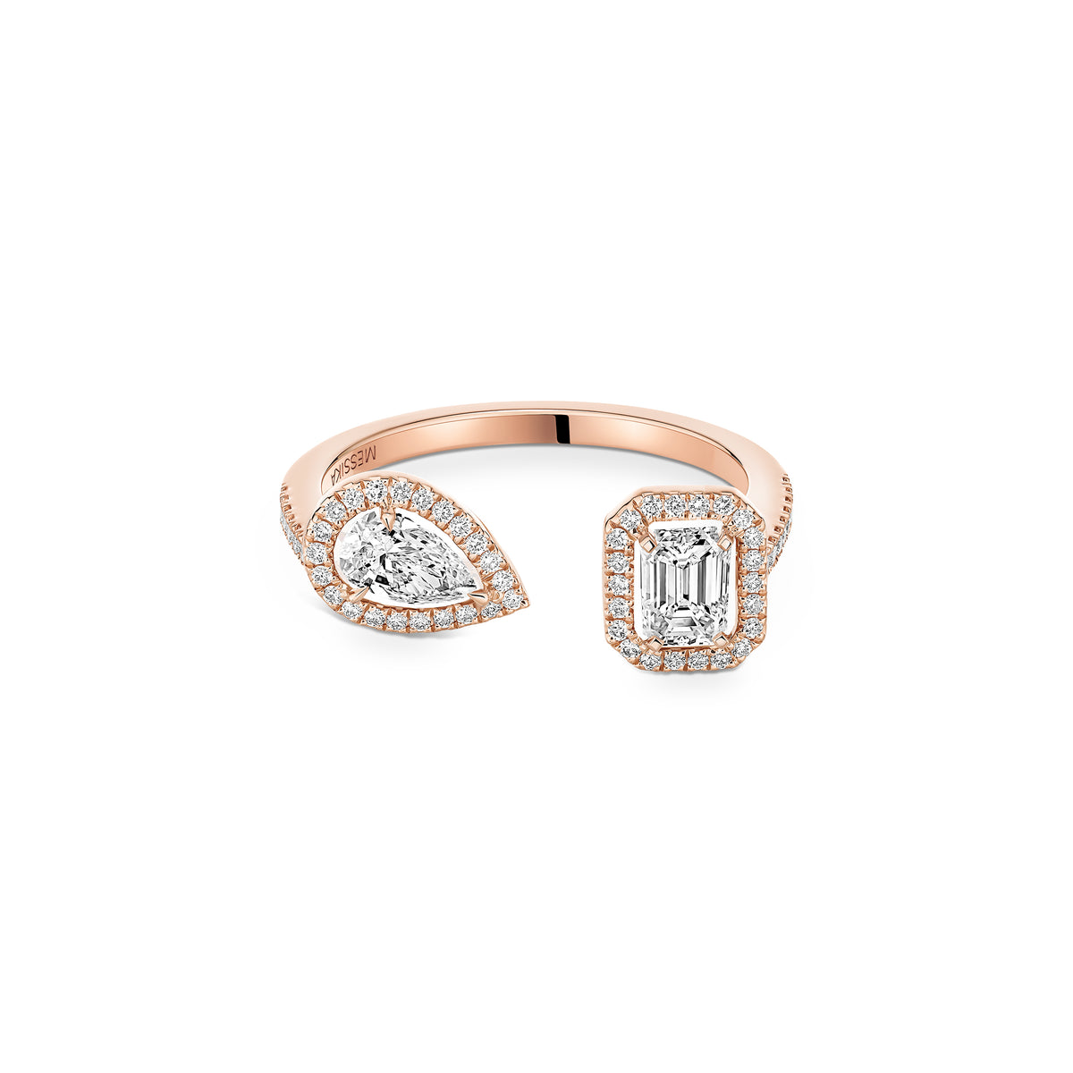 My Twin Pink Gold Diamond Ring
