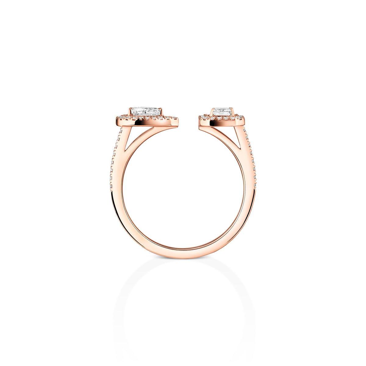 My Twin Pink Gold Diamond Ring