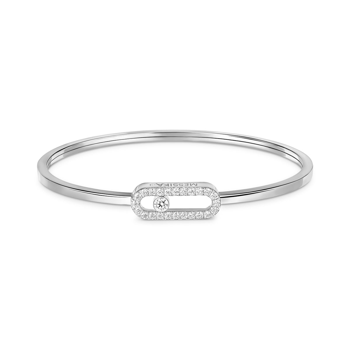 MOVE UNO MM FLEX BANGLE WHITE GOLD