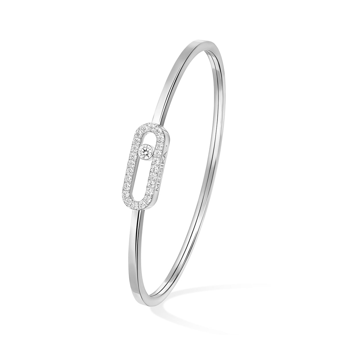 MOVE UNO MM FLEX BANGLE WHITE GOLD