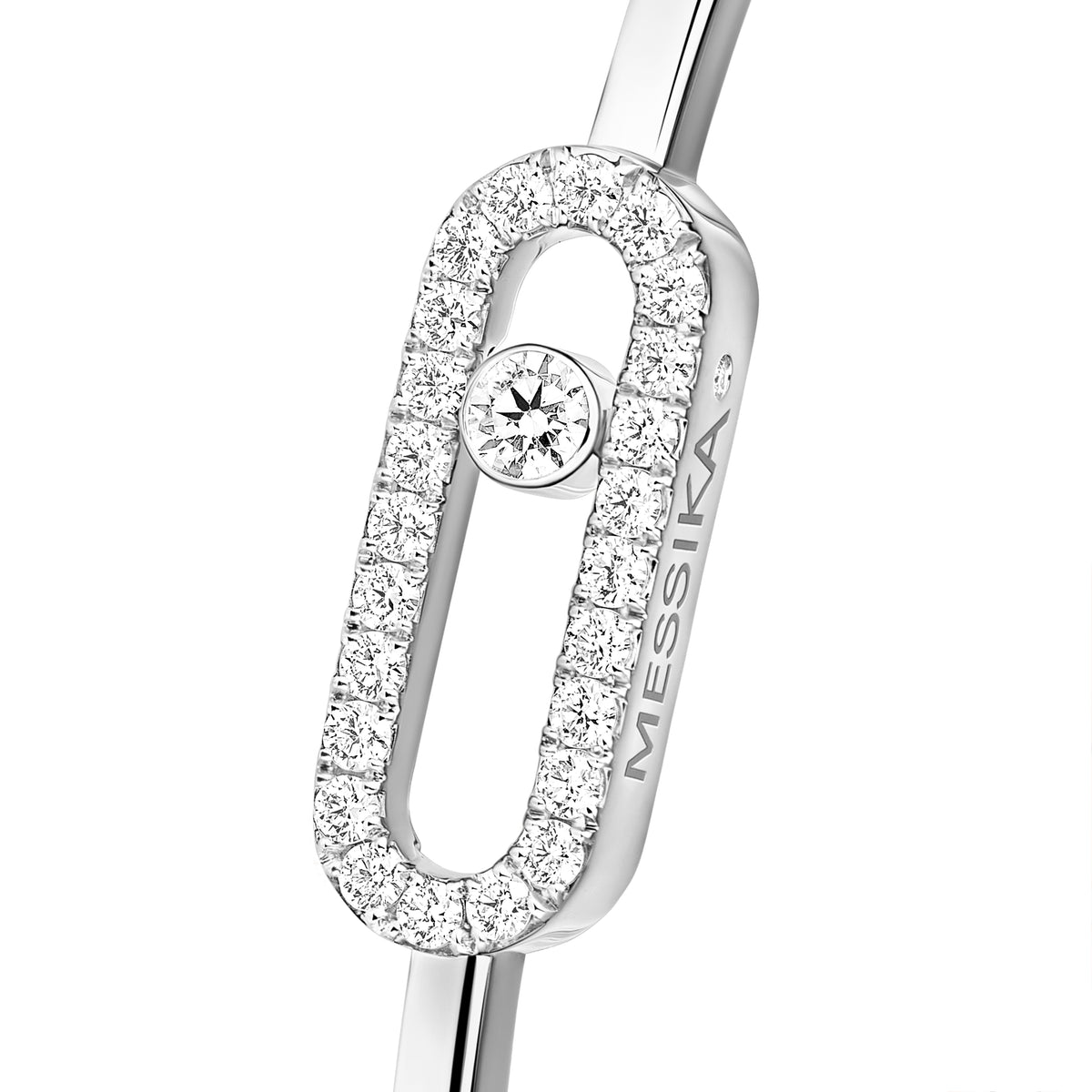 MOVE UNO MM FLEX BANGLE WHITE GOLD