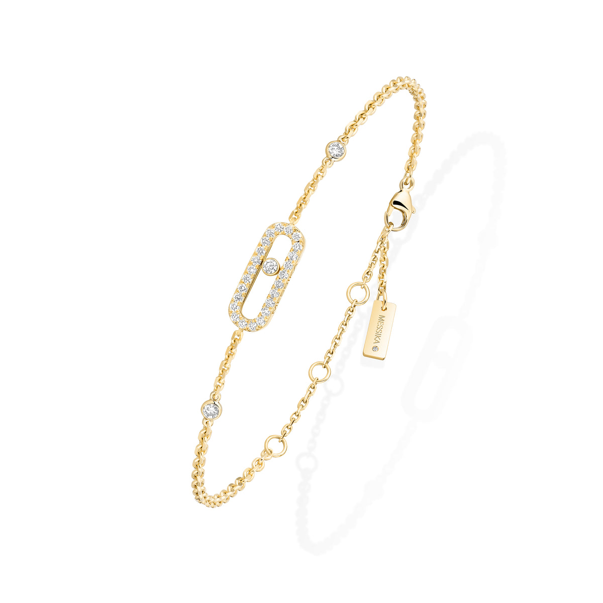Move Uno Diamond Bracelet Yelow Gold