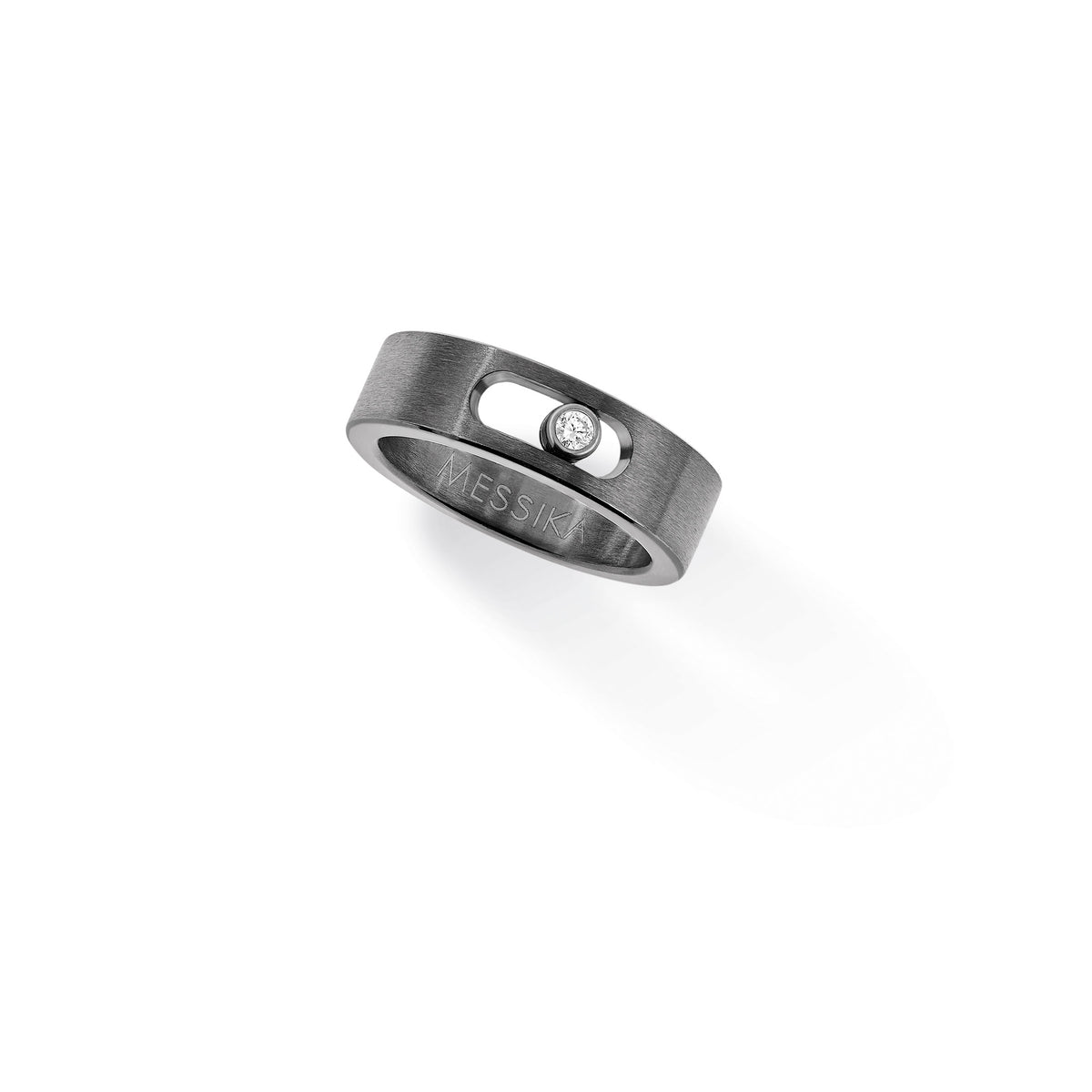 Move Titanium Graphite Diamond Ring