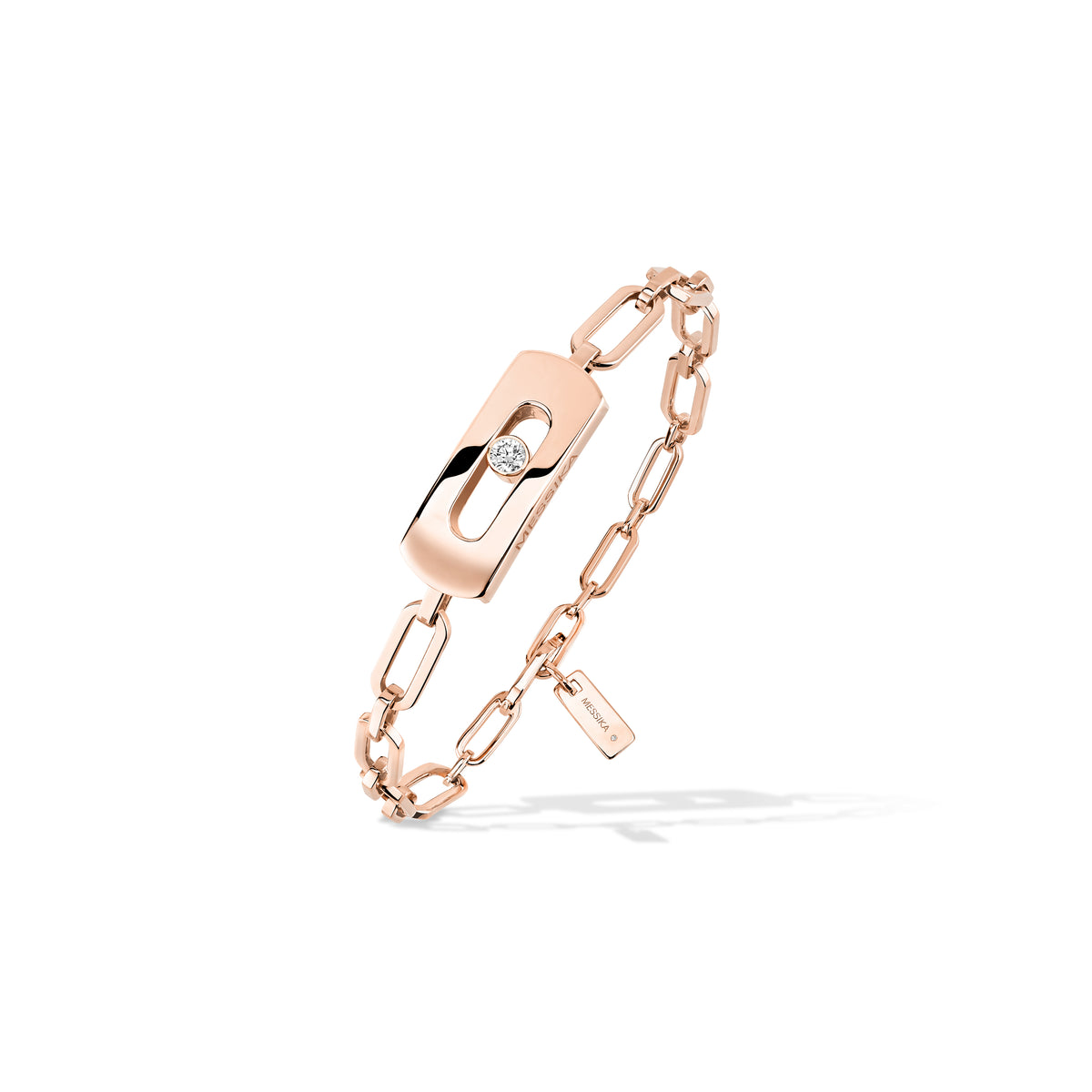 My Move Chain Bracelet Pink Gold