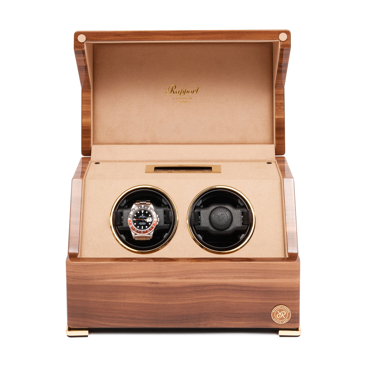 Perpetua Duo Watch Winder - Walnut