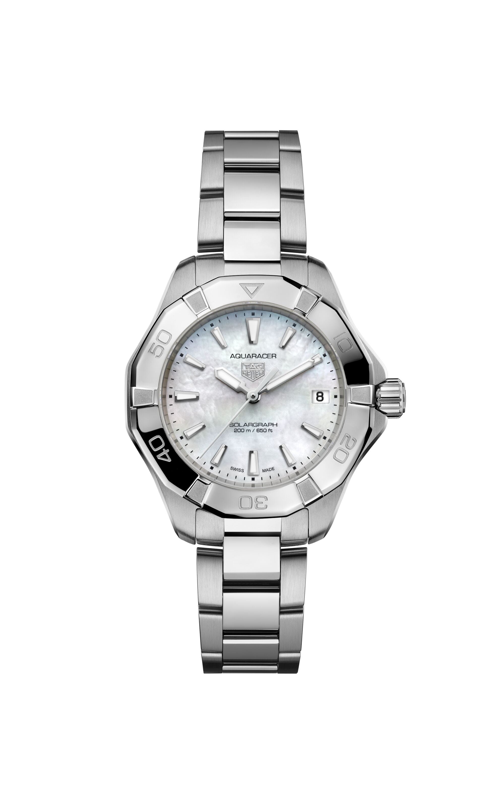 Aquaracer 32mm White MOP steel