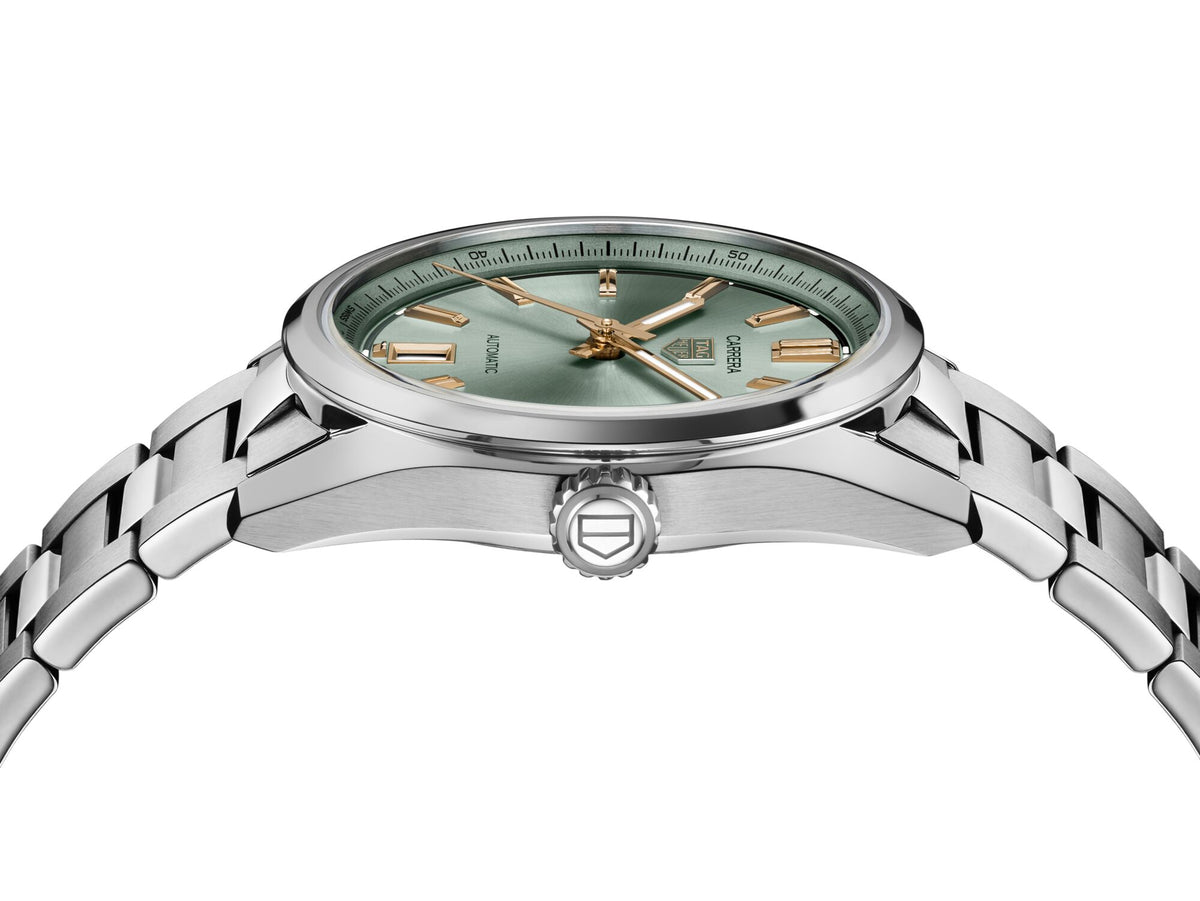 Carrera date 36mm Green