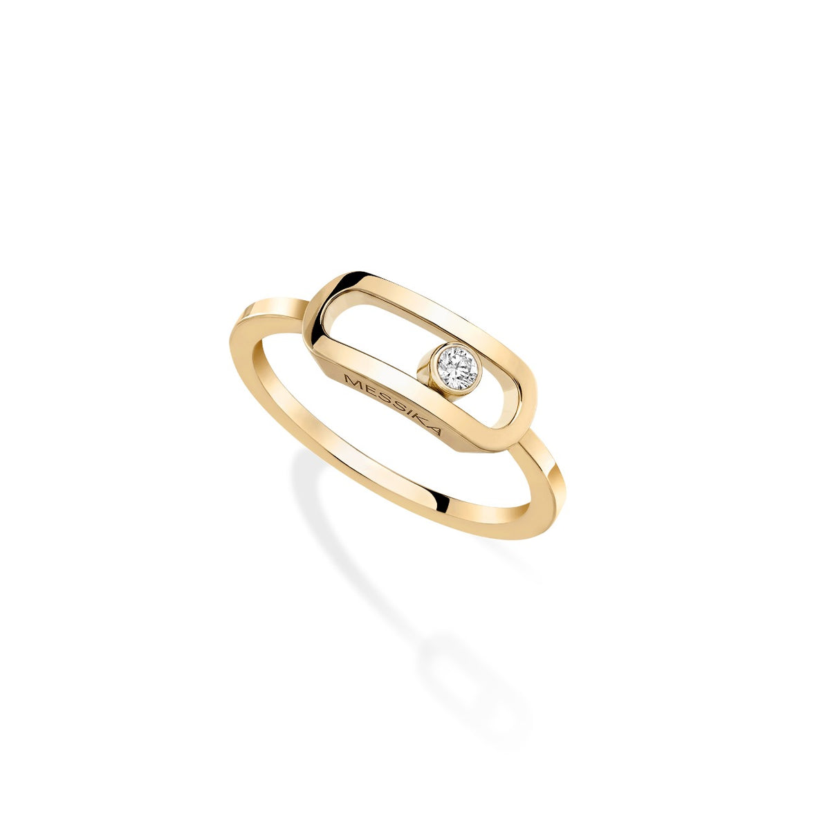 Move Uno Diamond Ring Yellow Gold