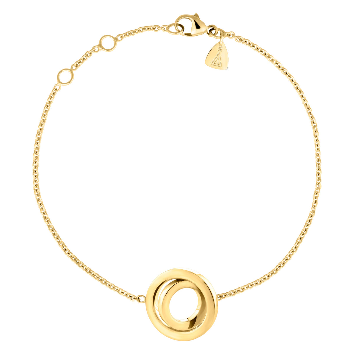 Lepage Alba YG Double Circle Bracelet