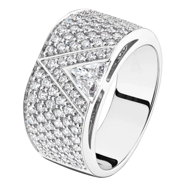 Lepage La Magnifique ring white gold 0.32ct diamonds